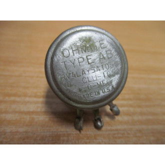 Ohmite RN4LAYSA105B Potentiometer CLU-1052 - Used