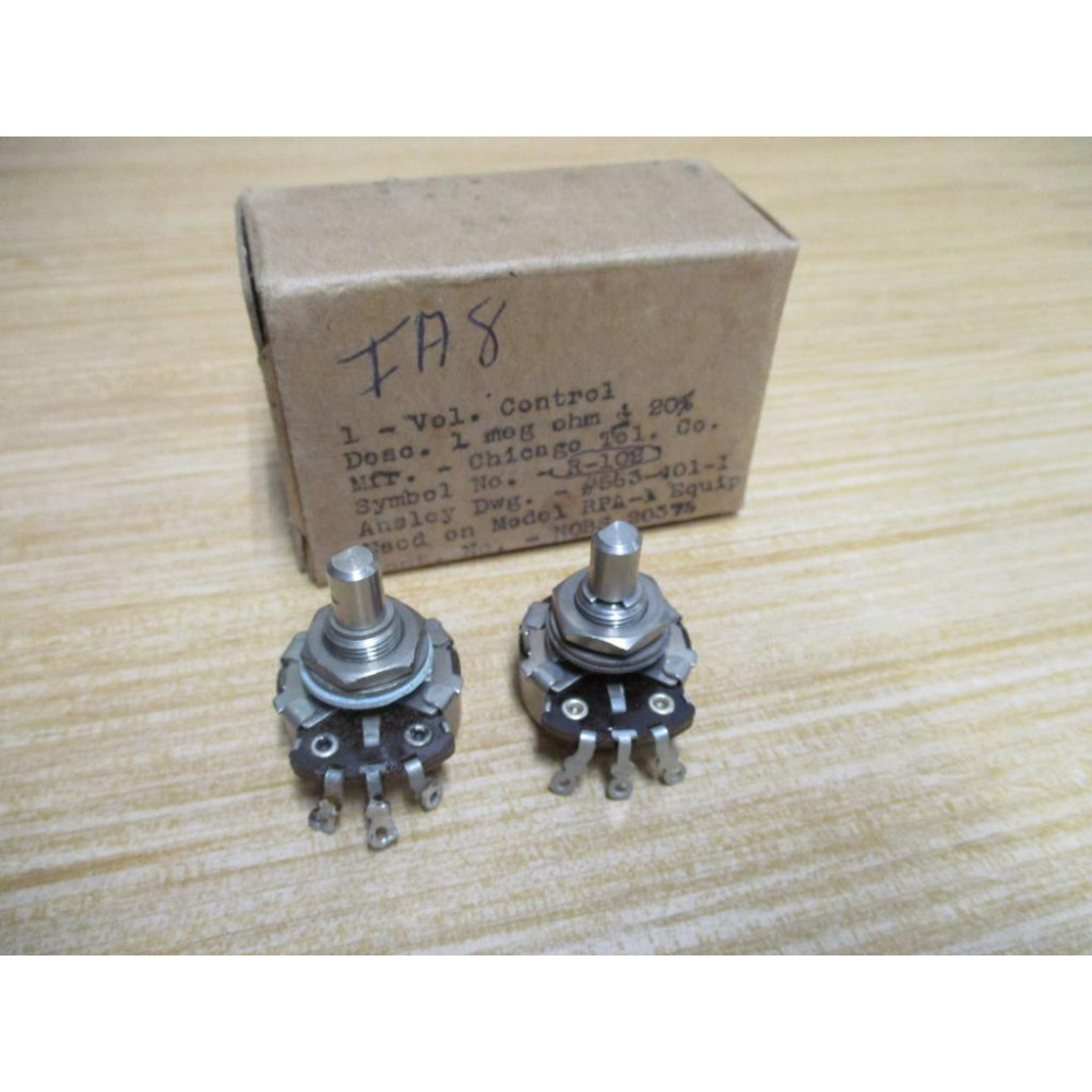 Chicago R-102 Volume Control 563-401-1 (Pack of 2)