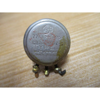 Allen Bradley 77681-32-25 Potentiometer CBZ634507-10 - Used