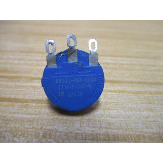 Bourns 3852Z-A98-105A Potentiometer 114-P-100-4 - Used