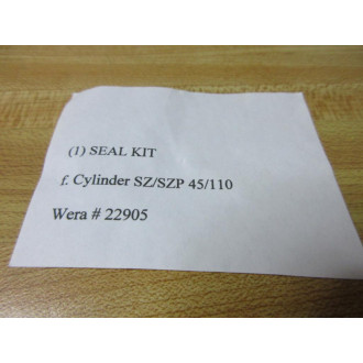 Wera 22905 Seal Kit - New No Box