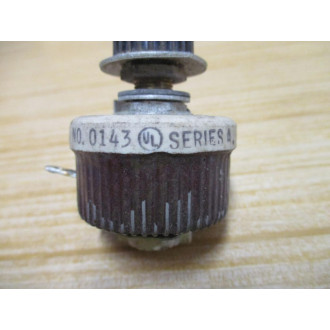 Ohmite 0143 Rheostat 6 OHMS - Used