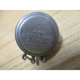 Allen Bradley 41866 Potentiometer U-25000-OHM - Used