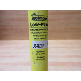 Buss LPS-RK-3SP Bussmann Fuse Cross Ref 1CL66 (Pack of 3) - New No Box