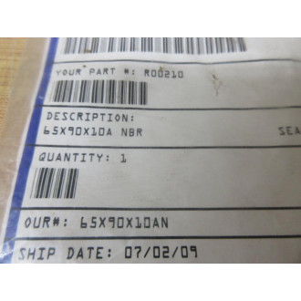 ISP 65X90X10AN Seal R00210