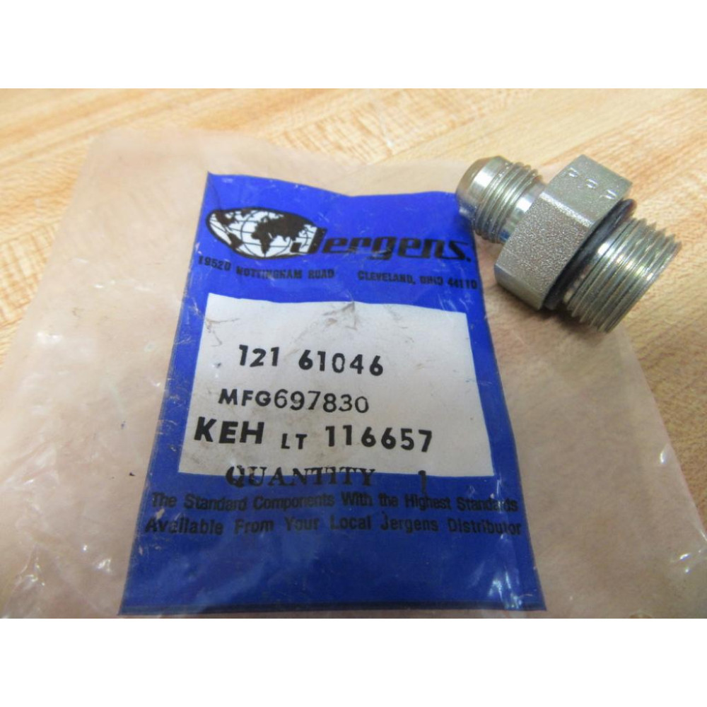 Jergens 121 61046 Male Connector 697830