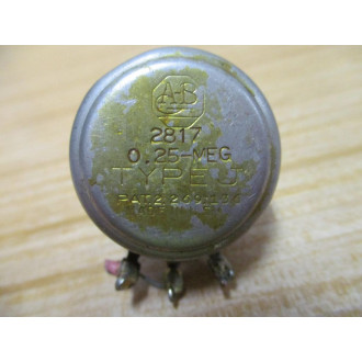Allen Bradley 2817 Potentiometer 0.25-MEG - Used