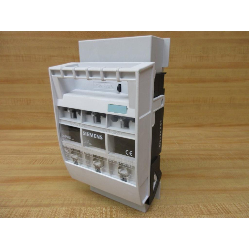 Siemens 3NP407 Recognized Fuse Holder Size 00 - New No Box