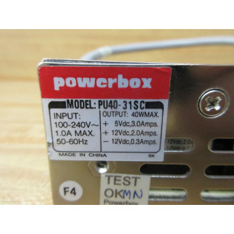 Powerbox PU40-31SC - New No Box