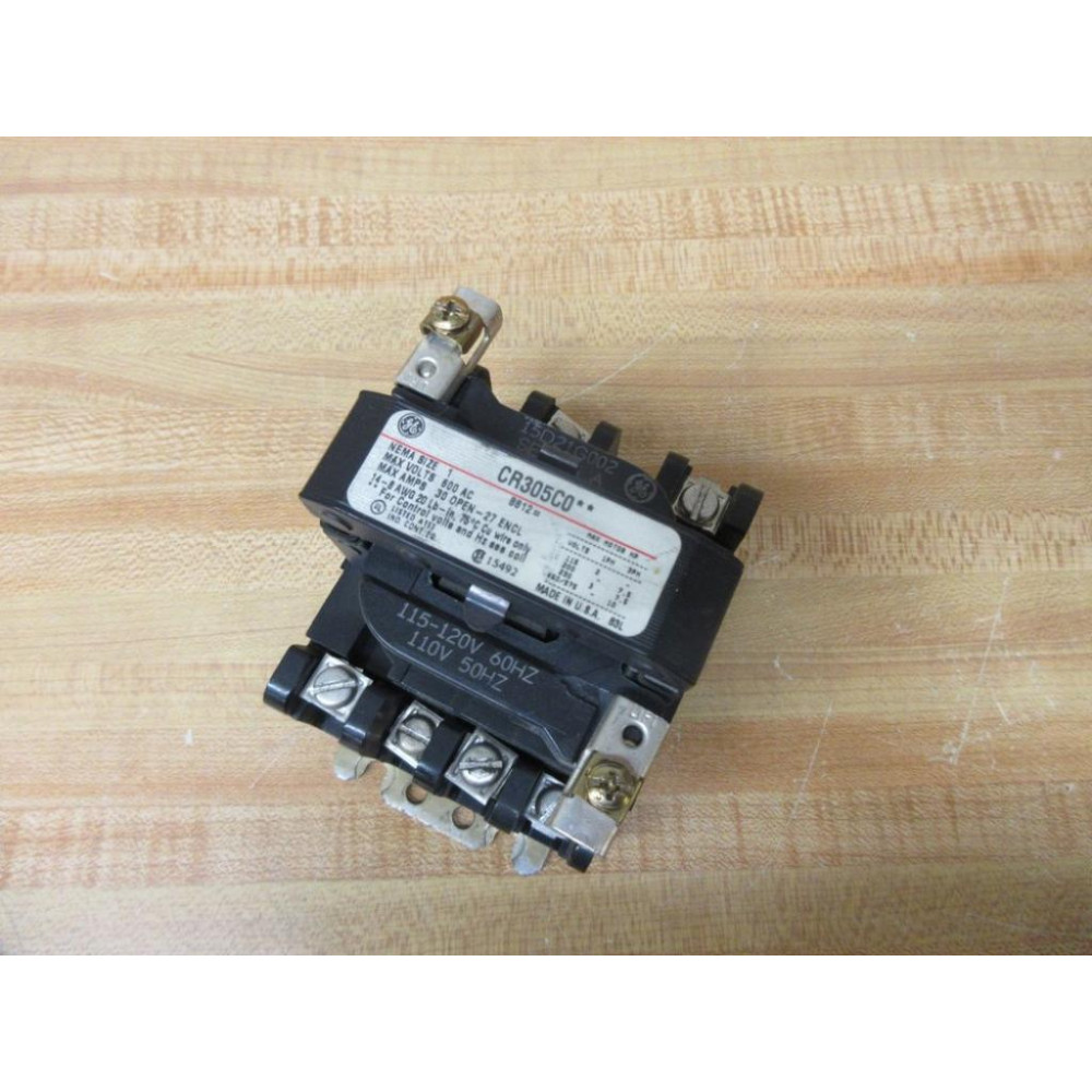 General Electric CR305C002 Contactor - Used
