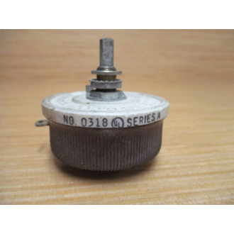 Ohmite 0318 Rheostat 50Ω RJS50RE - Used
