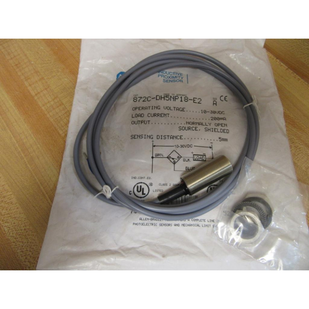 Allen Bradley 872C-DH5NP18-E2 Inductive Proximity Sensor 872CDH5NP18E2