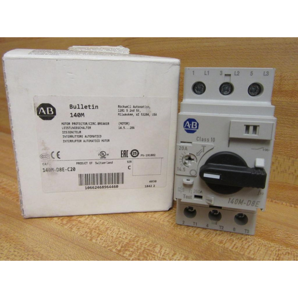 Allen-Bradley 140M-D8E-C20 Disconnect Switch