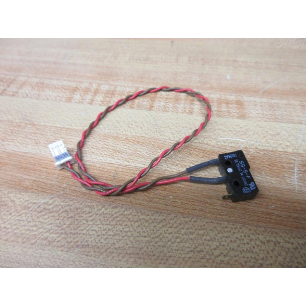 Omron SS-5-F Snap Action Switch SS5F W2 Wire Lead - New No Box