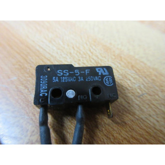 Omron SS-5-F Snap Action Switch SS5F W2 Wire Lead - New No Box
