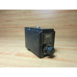 ISSC 1018 TDR Time Delay Relay Range: .02-5 SEC - Used