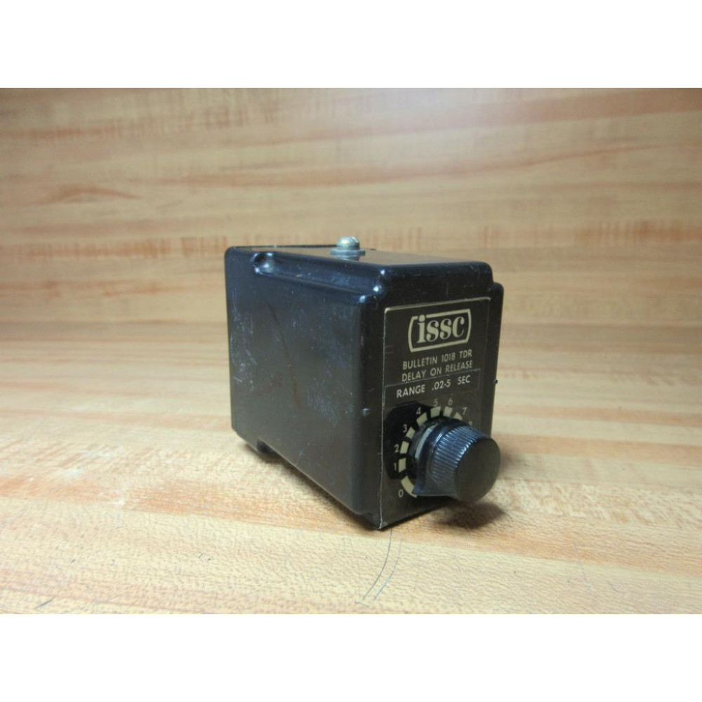 ISSC 1018 TDR Time Delay Relay Range: .02-5 SEC - Used
