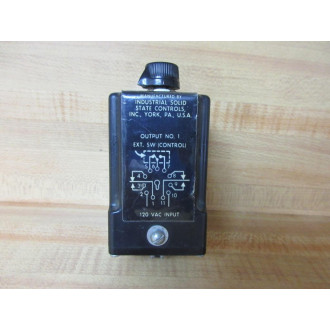 ISSC 1018 TDR Time Delay Relay Range: .02-5 SEC - Used