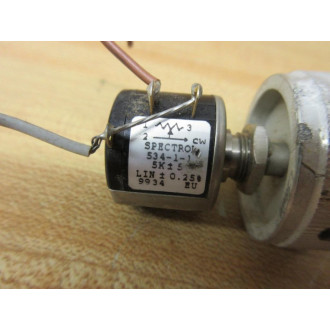 Spectrol 534-1-1-5K Potentiometer 5KΩ 534-1-1 WKnob - Used