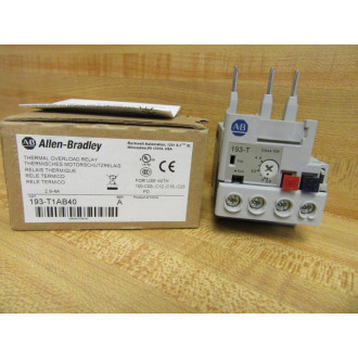 Allen Bradley 193-T1AB40 Thermal Overload Relay 193T1AB40