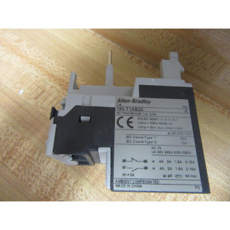 Allen Bradley 193-T1AB20 Thermal Overload Relay 193T1AB20