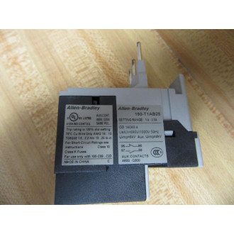 Allen Bradley 193-T1AB25 Thermal Overload Relay 193T1AB25