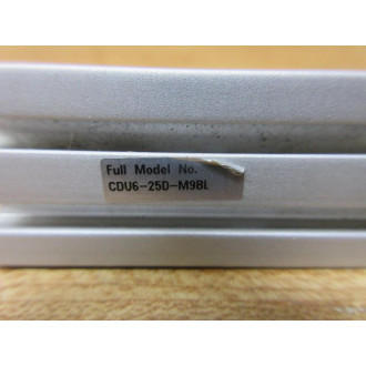 SMC CDU6-25D-M9BL Pneumatic Cylinder CDU625DM9BL - Used