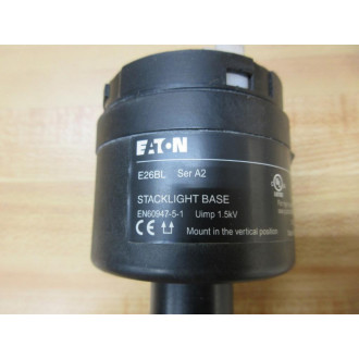 Cutler Hammer E26BL Eaton Stack Light Base With Wiring - Used