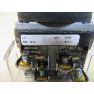 Allen Bradley 800T-B1B Push Button Switch - New No Box