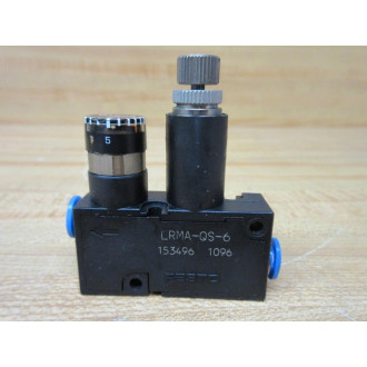 Festo LRMA-QS-6 Pressure Regulating Valve 153496 - Used
