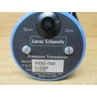 Lucas Schaevitz P3081-5WD Pressure Transducer P30815WD