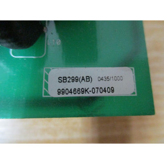 SB299(AB) Circuit Board 9904669K-070409 - Parts Only