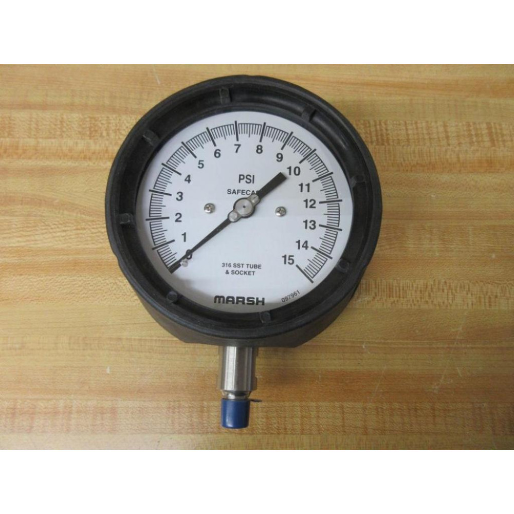 Marsh 097961 Pressure Gauge - New No Box