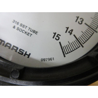 Marsh 097961 Pressure Gauge - New No Box