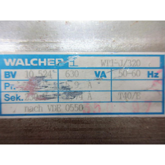 Walcher WT1-J320 Transformer WT1J320 - Used