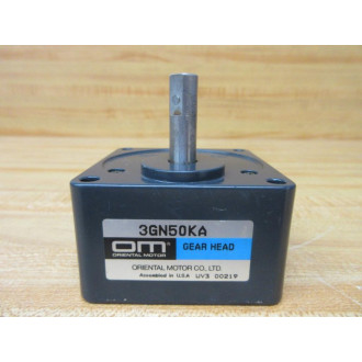 Oriental Motor 3GN50KA Gear Head - Used