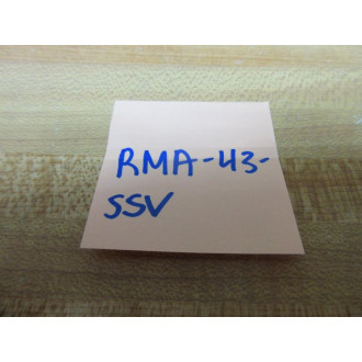Dwyer RMA-43-SSV Rate-Master Flow Meter RMA43SSV - Used