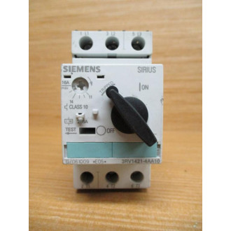 Siemens 3RV1421-4AA10 Circuit Breaker 11-16 AMP - Used