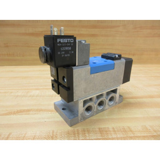 Festo MDH-52-D-2-FR-S-C-A-SA Pneumatic Valve MDH52D2FRSCASA - Used