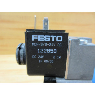 Festo MDH-52-D-2-FR-S-C-A-SA Pneumatic Valve MDH52D2FRSCASA - Used