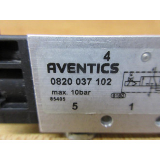 Aventics 0820 037 102 Bosch Solenoid Valve 0820037102 - Used