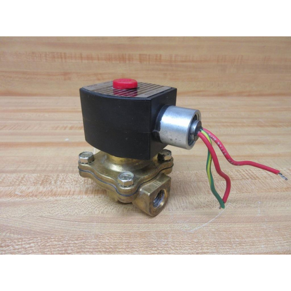 Asco EF8210G93 Red Hat Solenoid Valve Assembly - Used