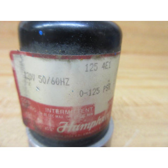 Humphrey 125 4E1 Solenoid Valve 1254E1 - Used