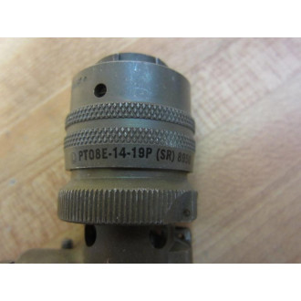 Amphenol PT08E-14-19P-SR Cylindrical Connector PT08E1419PSR