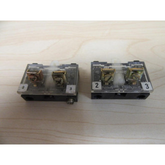 Furnas 52BAK Siemens Oil Tight Contact Block New Style (Pack of 2) - Used