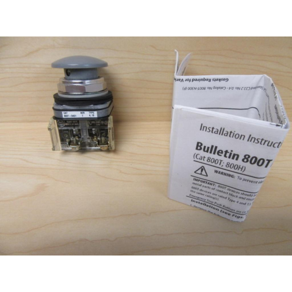 Allen Bradley 800T-D4D1 Push Button Switch - New No Box