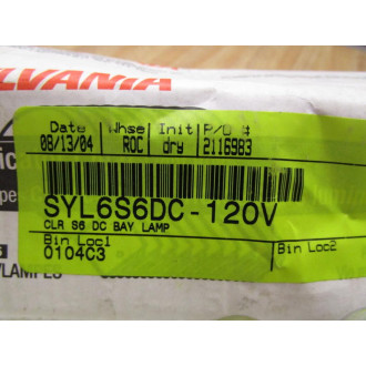 Sylvania S6 Light Bulb 250V 12 Watts (Pack of 10)
