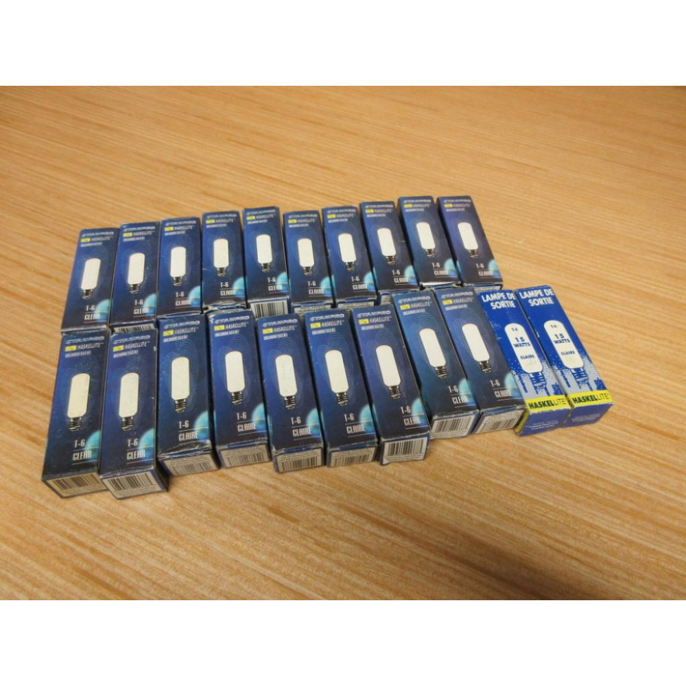 Stanpro T-6 Haskellite  Bulb 2055B (Pack of 20)