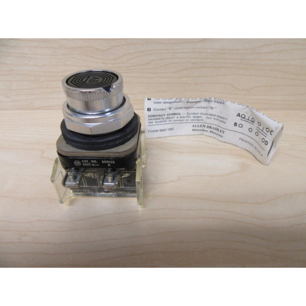 Allen Bradley 800T-K2AGXX Push Button Switch - New No Box