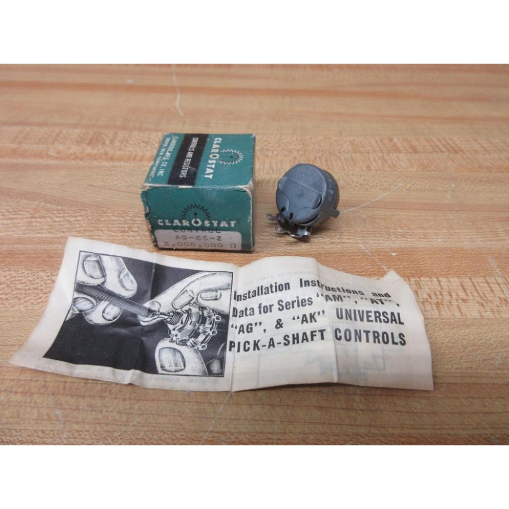 Clarostat AG-66-Z Potentiometer AG66Z